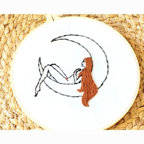 8" embroidery wall decor - Picture 2 of 4